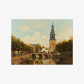 The Torensluis and the Jan Roodenpoortstoren in Amsterdam by Hendrik Gerrit ten Cate - thumbnail_0_nf_66fdcb938213847b6f357b3e